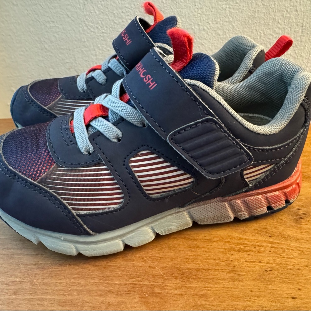 Tsukihoshi Blue and Red Kids Sneakers